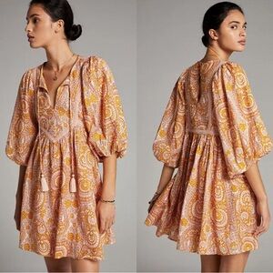Anthropologie Agathe Lace Mini Dress size medium